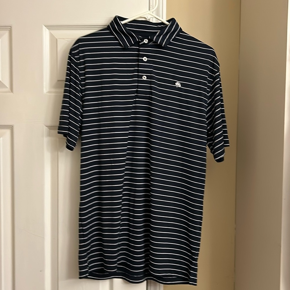 Oxford America polo. Blue. Size M.